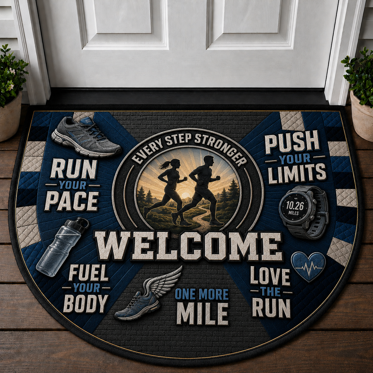 Pickleball Welcome Mat - Pickleball Court Enthusiast Outdoor Doormat - 5to9vibe
