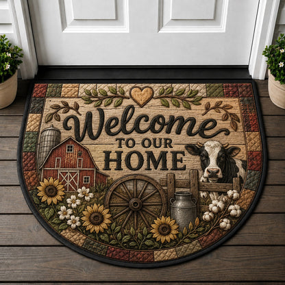 Welcome To Our Universe Welcome Mat - Zodiac Decor Astrology Sun Moon Star Map Rug - 5to9vibe