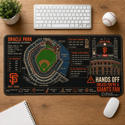All Baseball Legendary Stadiums Masterplan Desk Mat Mouse Pad Plus Size - 5to9vibe