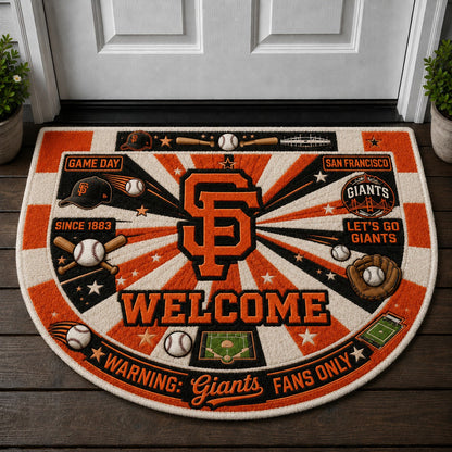Baseball All Teams Custom Quilted Print Premium Welcome Mat – Personalized Baseball Doormat