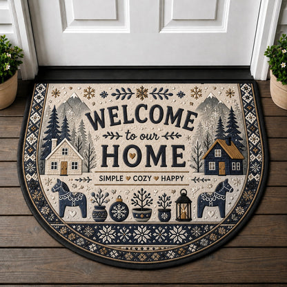Welcome To Our Desert Home Doormat - Desert Living Western Bull Skull Welcome Mat - 5to9vibe
