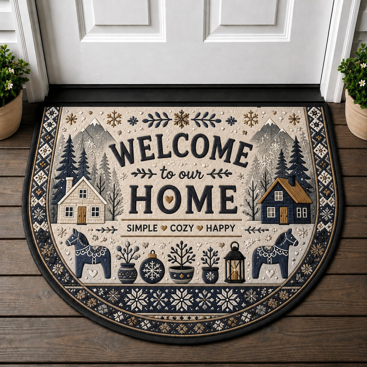 Mind Body Spirit Welcome Doormat - Chakra Zen Meditation Yoga Welcome Mat - 5to9vibe