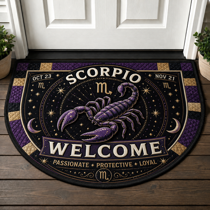 Virgo Zodiac Welcome Mat - Maiden Astrology Analytical Home Doormat - 5to9vibe