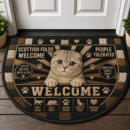 Cat Hair Is Normal Welcome Doormat - British Shorthair Funny Cat Mat - 5to9vibe