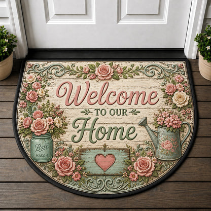 Welcome To Our Home Doormat - Sun & Moon Celestial Welcome Mat - 5to9vibe