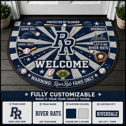 Silver / Navy