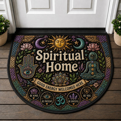 Botanical Greenery Welcome Mat - Tropical Monstera & Fern Leaf Doormat - 5to9vibe
