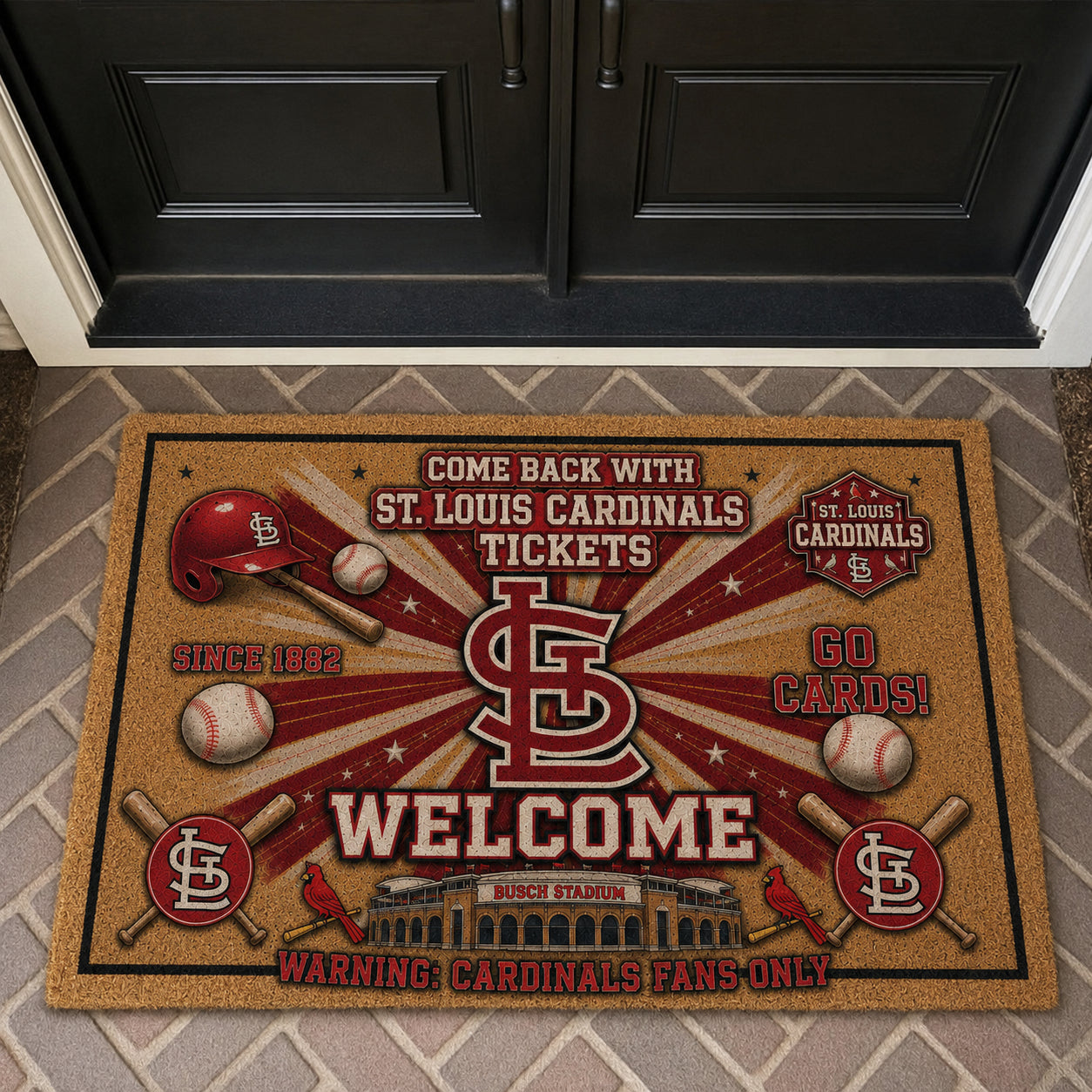 Baseball All Teams Coir Doormat Print Premium Welcome Mat – Personalized Baseball Coir Doormat