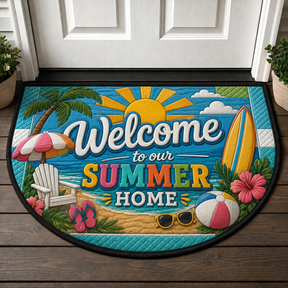 Halloween Welcome Mat - Spooky Pumpkin Witch Outdoor Holiday Doormat - 5to9vibe