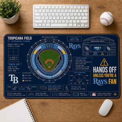 All Baseball Legendary Stadiums Masterplan Desk Mat Mouse Pad Plus Size - 5to9vibe