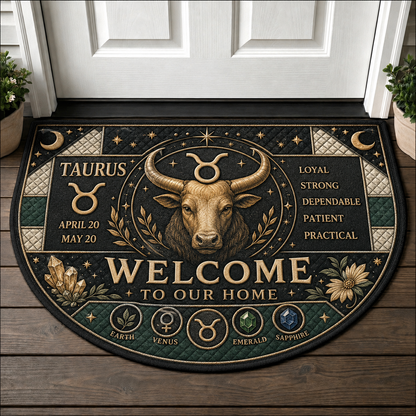 Scorpio Zodiac Welcome Mat - Scorpion Astrology Passionate Outdoor Doormat - 5to9vibe