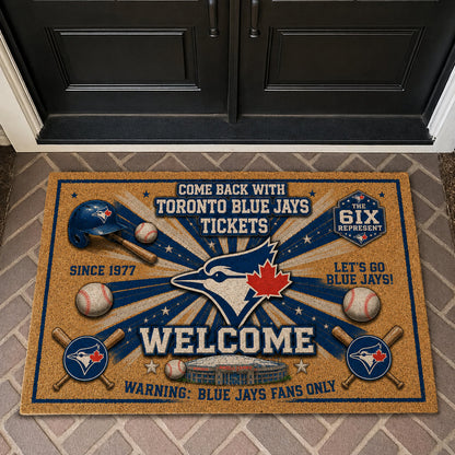 Baseball All Teams Custom Quilted Print Premium Welcome Mat – Personalized Baseball Doormat