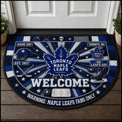 Hockey All Teams Custom Quilted Print Premium Welcome Mat – Personalized Baseball Doormat