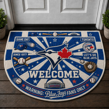 Baseball All Teams Custom Quilted Print Premium Welcome Mat – Personalized Baseball Doormat
