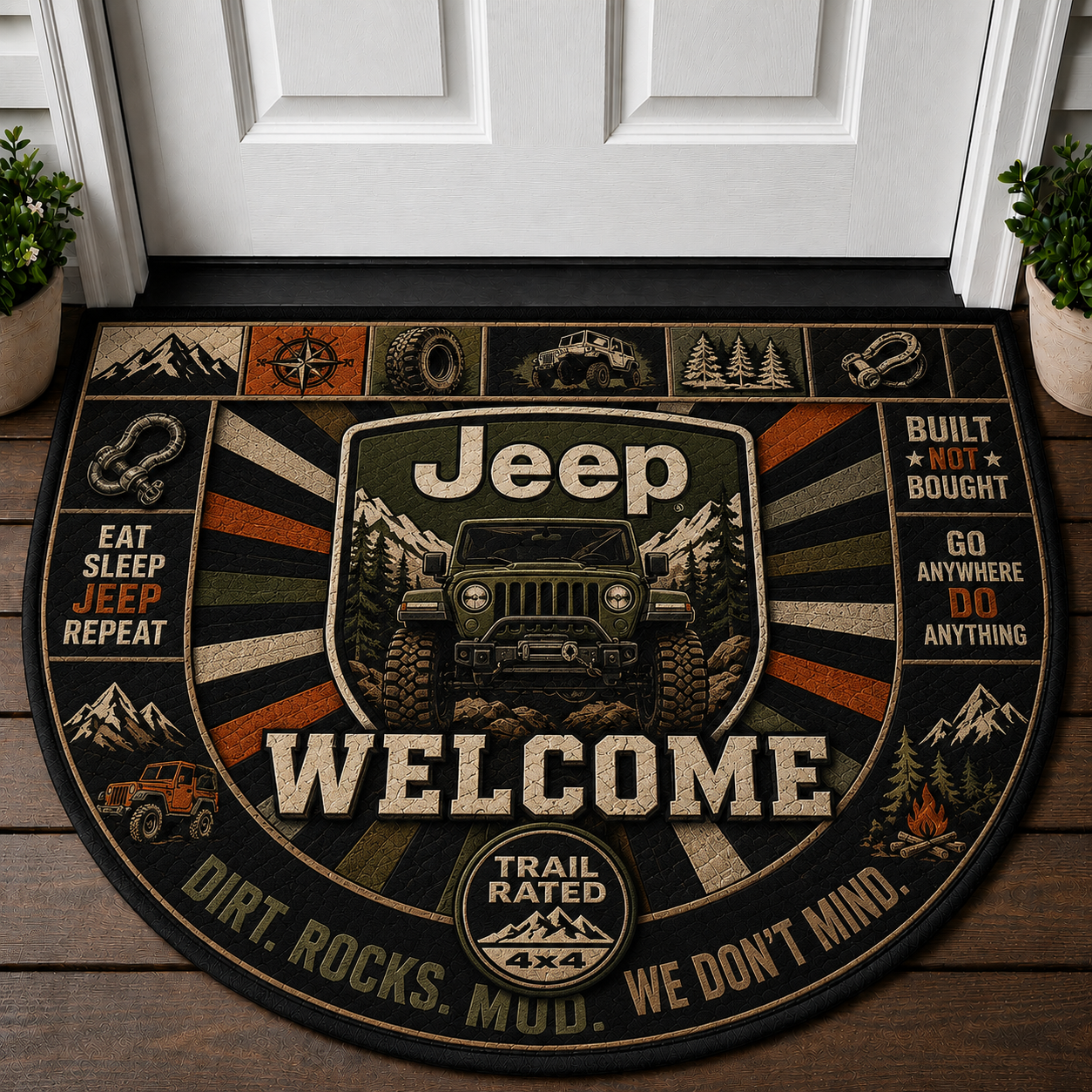 Off Road Club Welcome Mat - It's A Jeep Thing Outdoor Doormat - 5to9vibe
