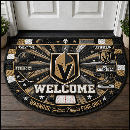 Hockey All Teams Custom Quilted Print Premium Welcome Mat – Personalized Baseball Doormat