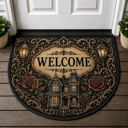 Welcome To Our Meadow Doormat - Meadowcore Floral Bunny Nature Welcome Mat - 5to9vibe