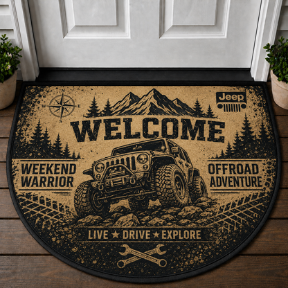 Tacoma Welcome Mat - Adventure Starts Here Off Road Doormat - 5to9vibe