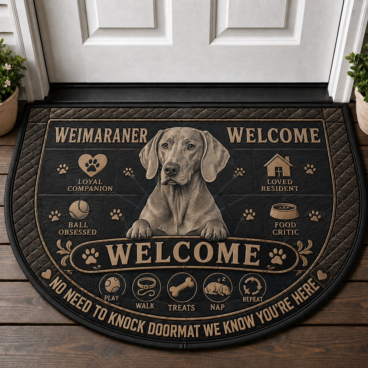 Corgi Welcome Mat – "Life Is Better With A Corgi" Funny Pet Doormat - 5to9vibe