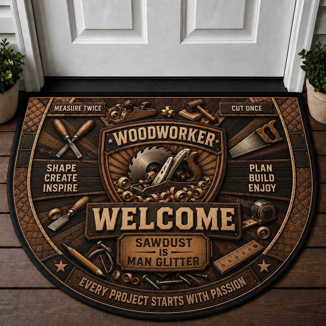 Bird Watchers Only People Tolerated Welcome Mat - Birding Nature Binoculars Doormat - 5to9vibe